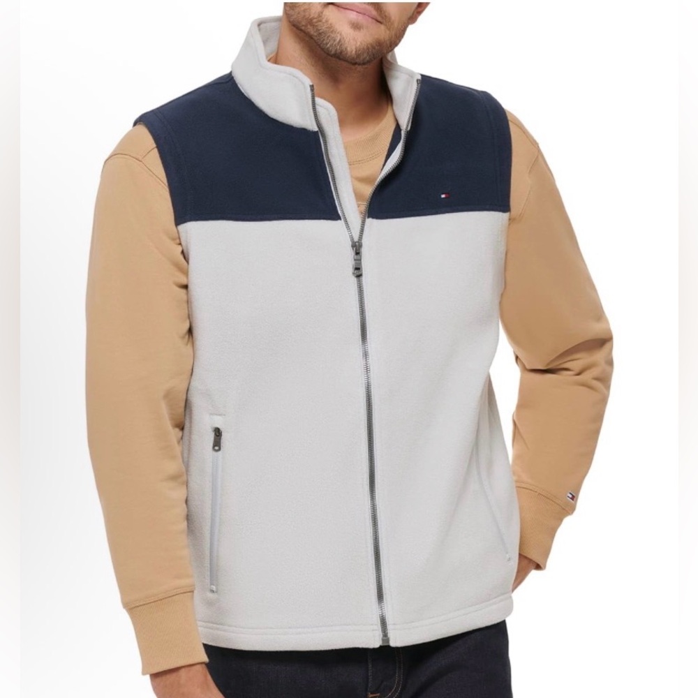 Tommy Hilfiger mens Lightweight Polar Fleece Vest